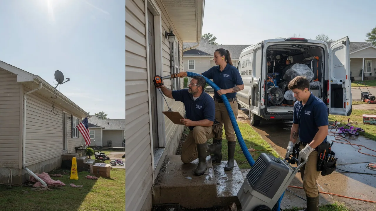 Ceiling Water Damage Restoration in Walled Lake, MI near me